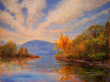 100328-Hudson-River-View-from-Bannerman-12x16-GO-450
