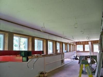 Studio-ceiling-wired-sheetrocked