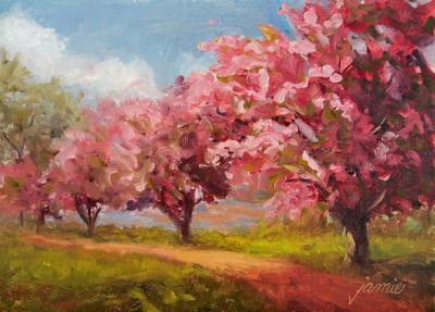 Cherry-Blossoms-on-the-Hudson-5x7-600