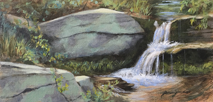 180624 Waterfall and Whale Rock 6x12 ac 435