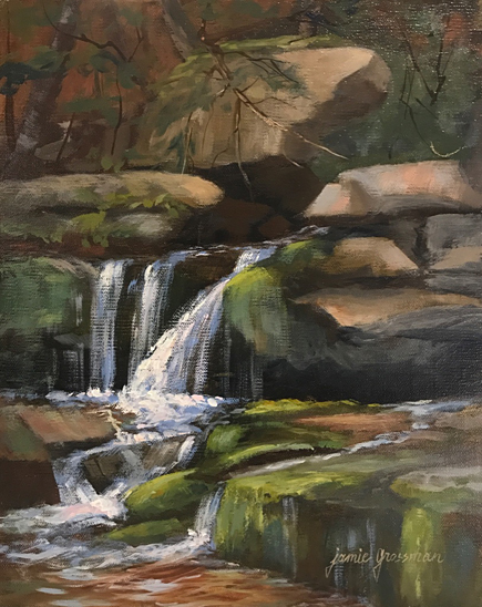 Waterfall in the Woods 10x8 435w